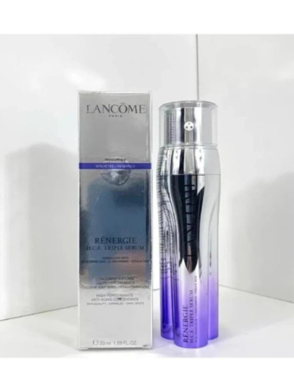 Lancome Renergie H.C.F Triple Serum ANTI-AGING 1.7oz /50mL FULL SZ SEAL BOX